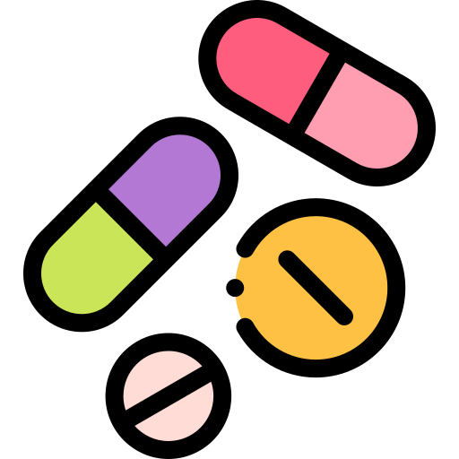 drogas Detailed Rounded Lineal color Ícone