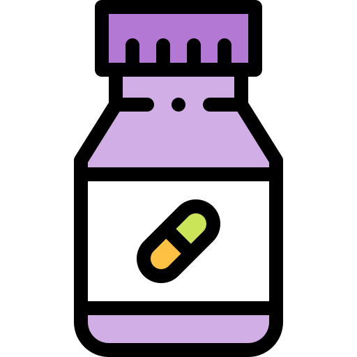 약 Detailed Rounded Lineal color icon