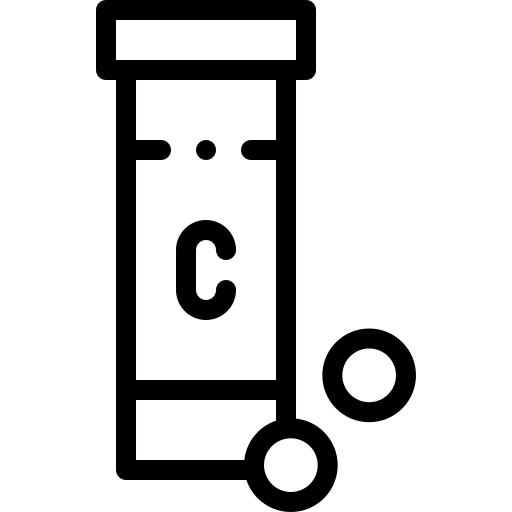 vitamines Detailed Rounded Lineal Icône