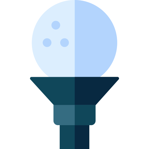 golf Basic Rounded Flat icona