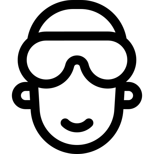 zwemmen Basic Rounded Lineal icoon