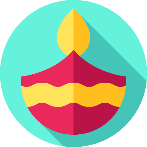Diwali Flat Circular Flat icon