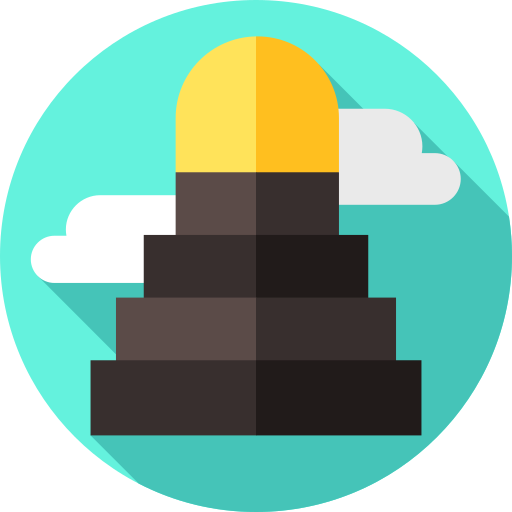 niebo Flat Circular Flat ikona