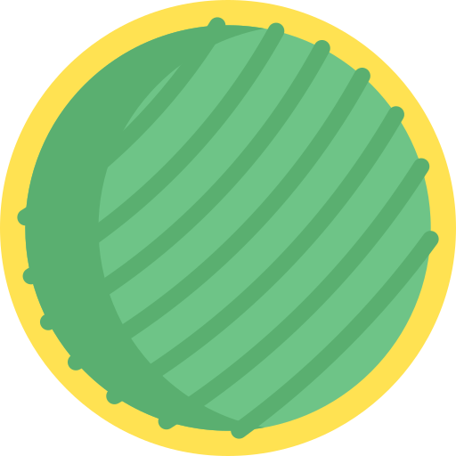 Мяч для йоги Detailed Flat Circular Flat иконка