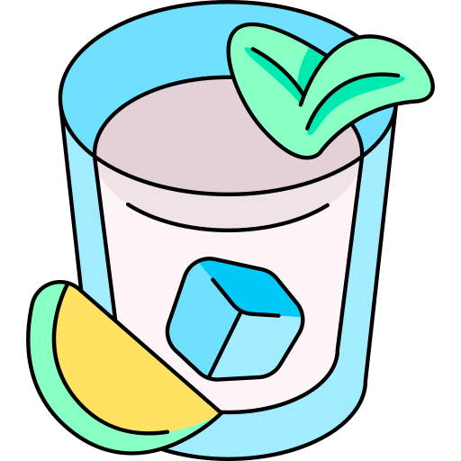 mojito Generic Thin Outline Color icon