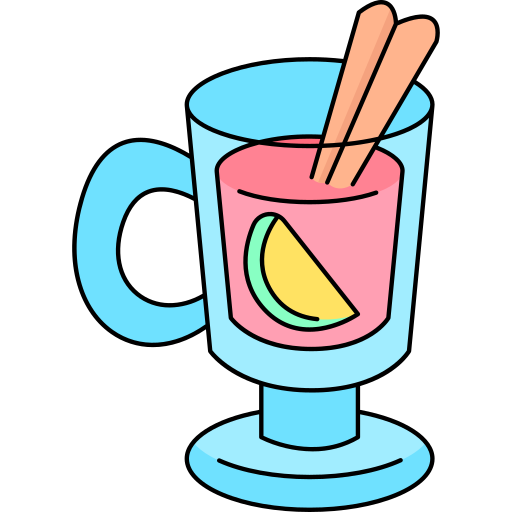 Gluhwein Generic Thin Outline Color icon