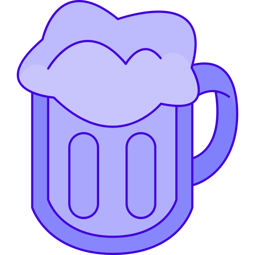 Пиво Generic Thin Outline Color иконка