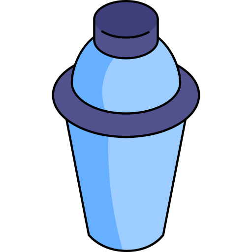 Shaker Generic Thin Outline Color icon