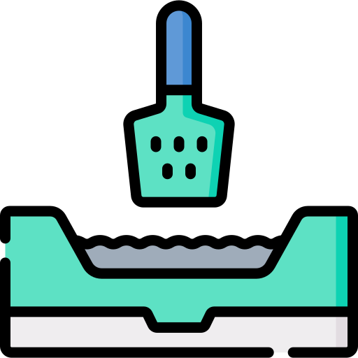 Litter box Special Lineal color icon
