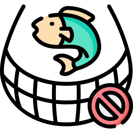 No fishing Special Lineal color icon