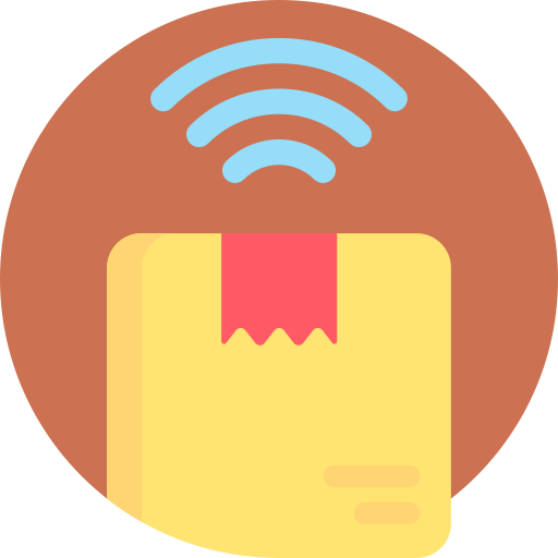 Wifi tracking Detailed Flat Circular Flat icon