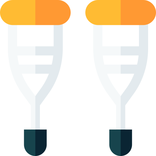 muletas Basic Straight Flat icono