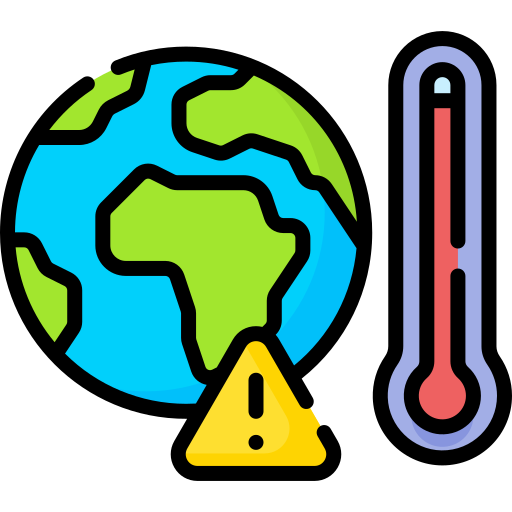 il riscaldamento globale Special Lineal color icona