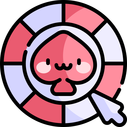 포커 Kawaii Lineal color icon