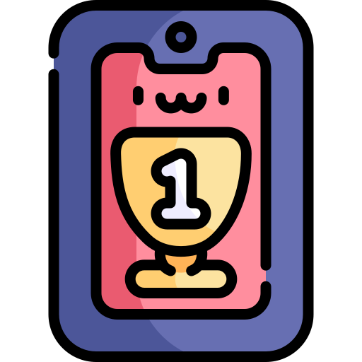 Trophy Kawaii Lineal color icon