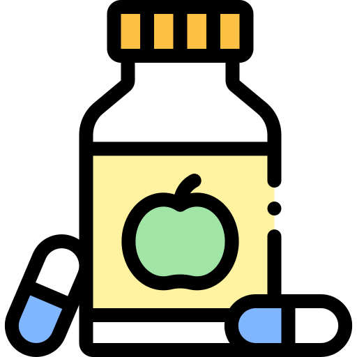 Витамин Detailed Rounded Lineal color иконка