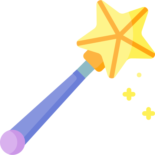 Magic wand Special Flat icon