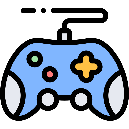 Joystick Detailed Rounded Lineal color icon