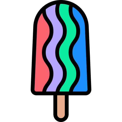 Popsicle Generic Outline Color icon