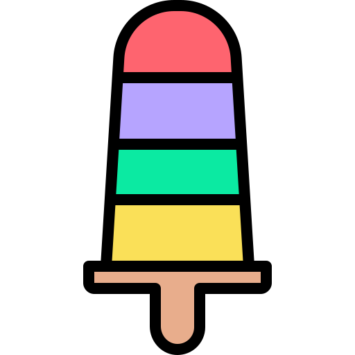 bâton de glace Generic Outline Color Icône