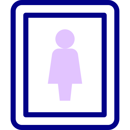 Woman Detailed Mixed Lineal color icon
