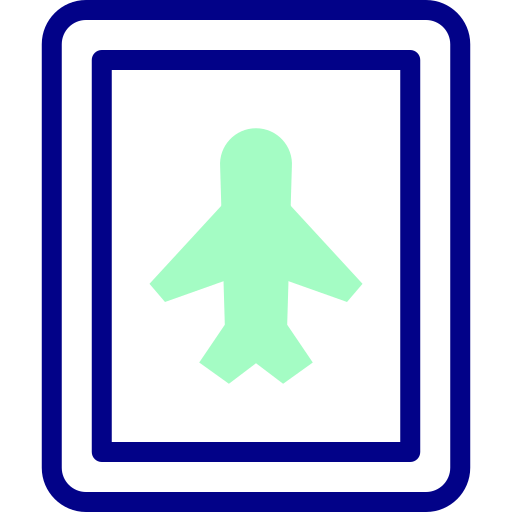 lotnisko Detailed Mixed Lineal color ikona