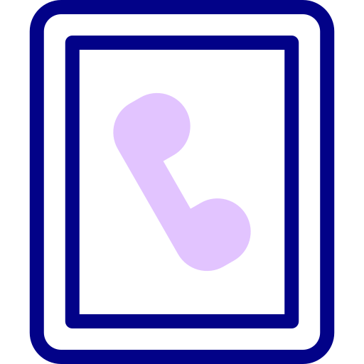telefon Detailed Mixed Lineal color ikona