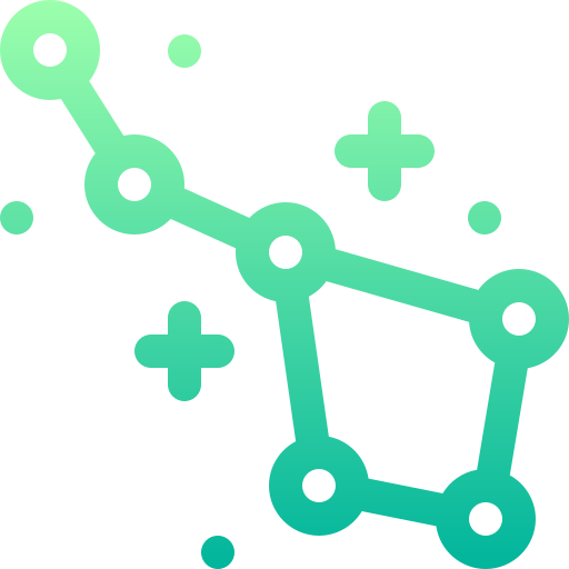 북두칠성 Basic Gradient Lineal color icon