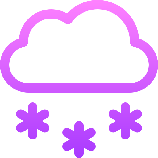 chmura Basic Gradient Lineal color ikona