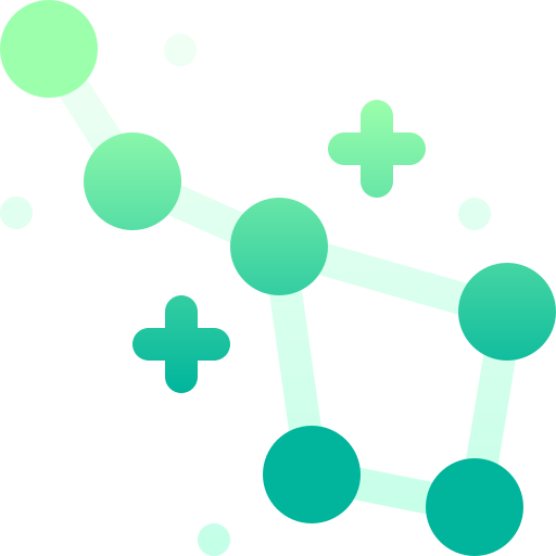 Созвездие Большой Медведицы Basic Gradient Gradient иконка