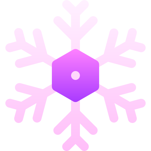 copo de nieve Basic Gradient Gradient icono