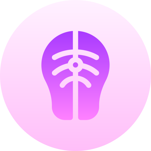 Łosoś Basic Gradient Circular ikona