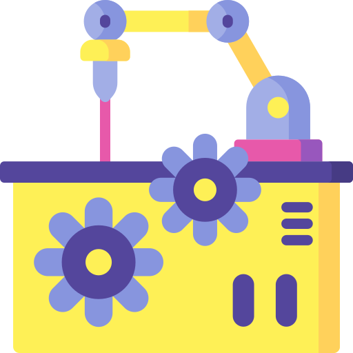 Industrial robot Special Flat icon
