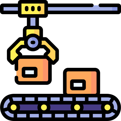 산업용 로봇 Special Lineal color icon