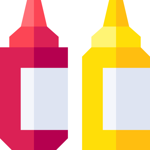 Ketchup Basic Straight Flat icon