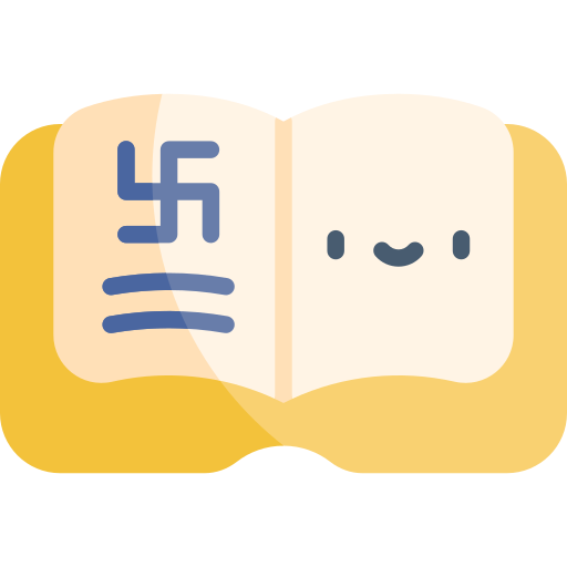 schrift Kawaii Flat icon