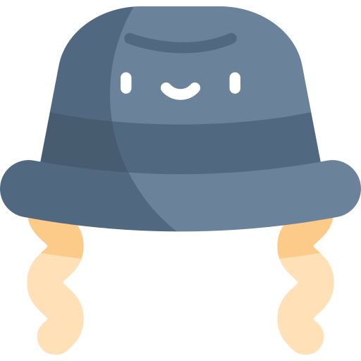 kapelusz Kawaii Flat ikona