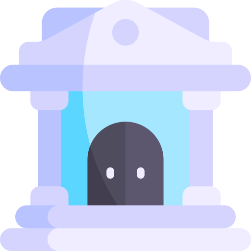 Museum Kawaii Flat icon