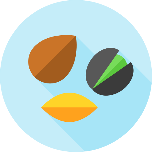 種子 Flat Circular Flat icon