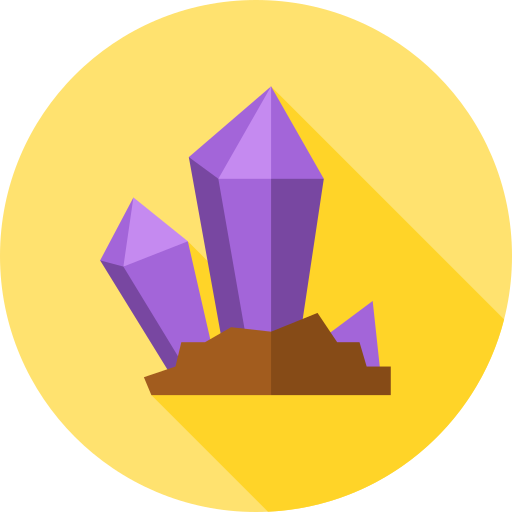 Gemstone Flat Circular Flat icon