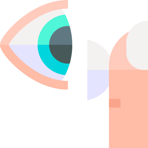 kontaktlinse Basic Straight Flat icon