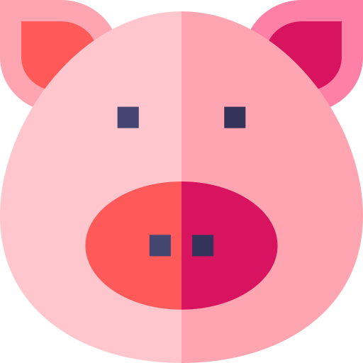 cerdo Basic Straight Flat icono
