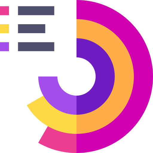 balkendiagramm Basic Straight Flat icon