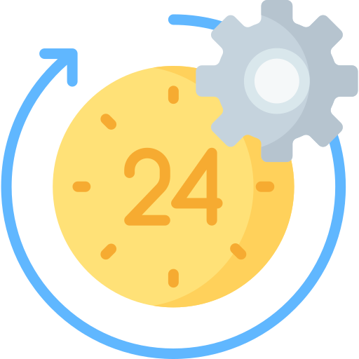 soporte las 24 horas Special Flat icono