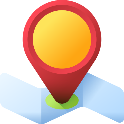 Pin point 3D Color icon