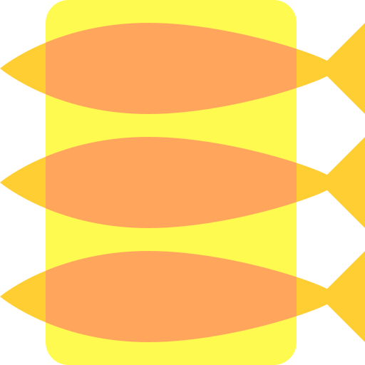 suszona ryba Basic Sheer Flat ikona