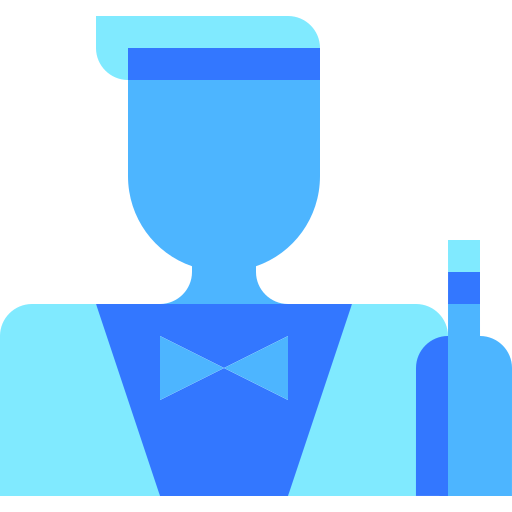 Bartender Basic Sheer Flat icon