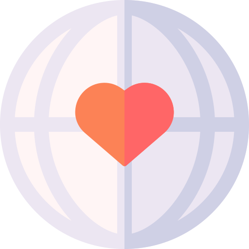 liefde Basic Rounded Flat icoon