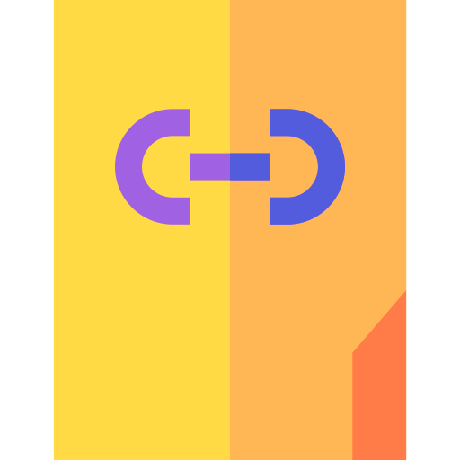 enlaces Basic Straight Flat icono