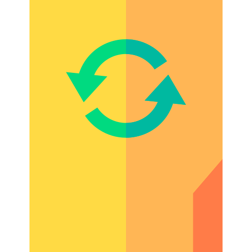 Sync Basic Straight Flat icon